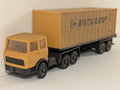 Lima HO Scale Fiat Articulated Lorry with Dunlop Container Model Truck