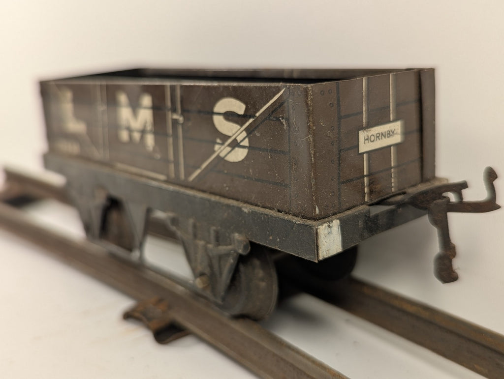 Hornby O Gauge No. 1 Open Wagon Goods Wagon 12530 LMS Brown