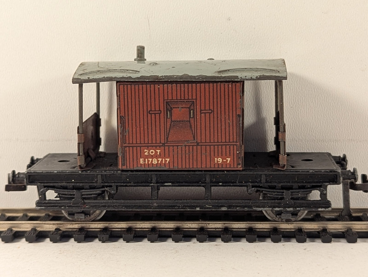 Hornby Dublo OO Gauge BR 20-Ton Goods Brake Van Goods Wagon E178717 BR Bauxite