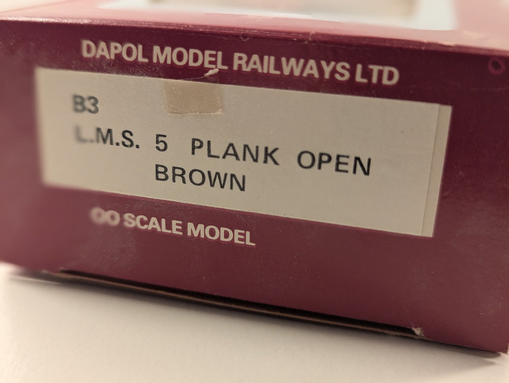 Dapol B3 OO LMS 5 Plank Open Wagon