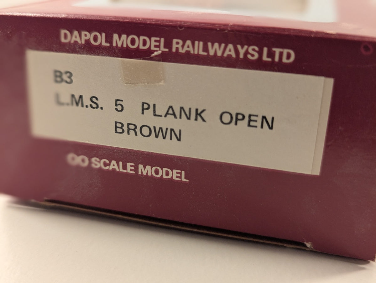Dapol B3 OO LMS 5 Plank Open Wagon