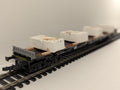 Roco HO Gauge DB Flat Wagon with Marble Blocks DB Black and Brown 47219