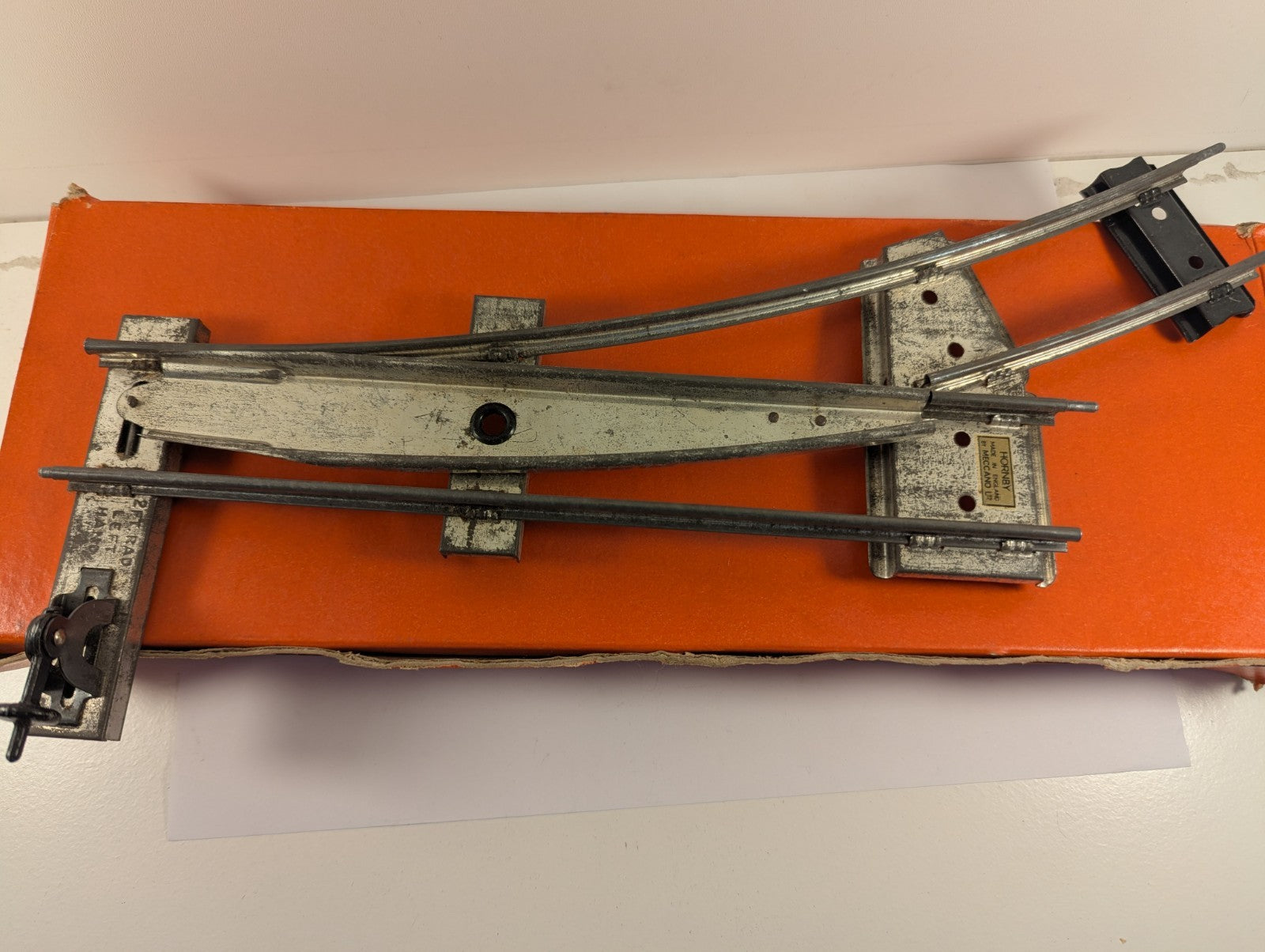 Hornby O Gauge Left Hand Point