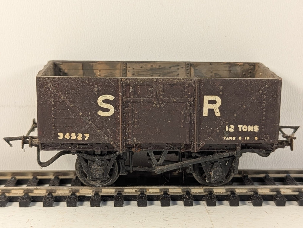 Kit Built OO Gauge SR 12 Ton Open Wagon 34327 SR Brown