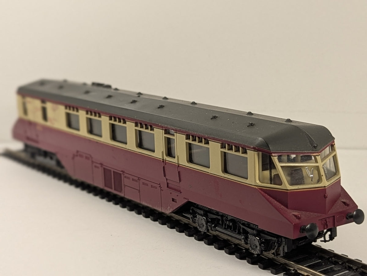 Lima OO Gauge GWR Streamlined Diesel Railcar W22 BR Crimson & Cream
