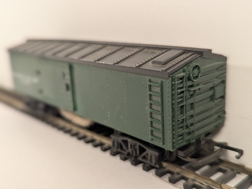 Tri-ang OO Gauge Track Cleaning Car Rolling Stock T.R. 9372 Permanent Way Green