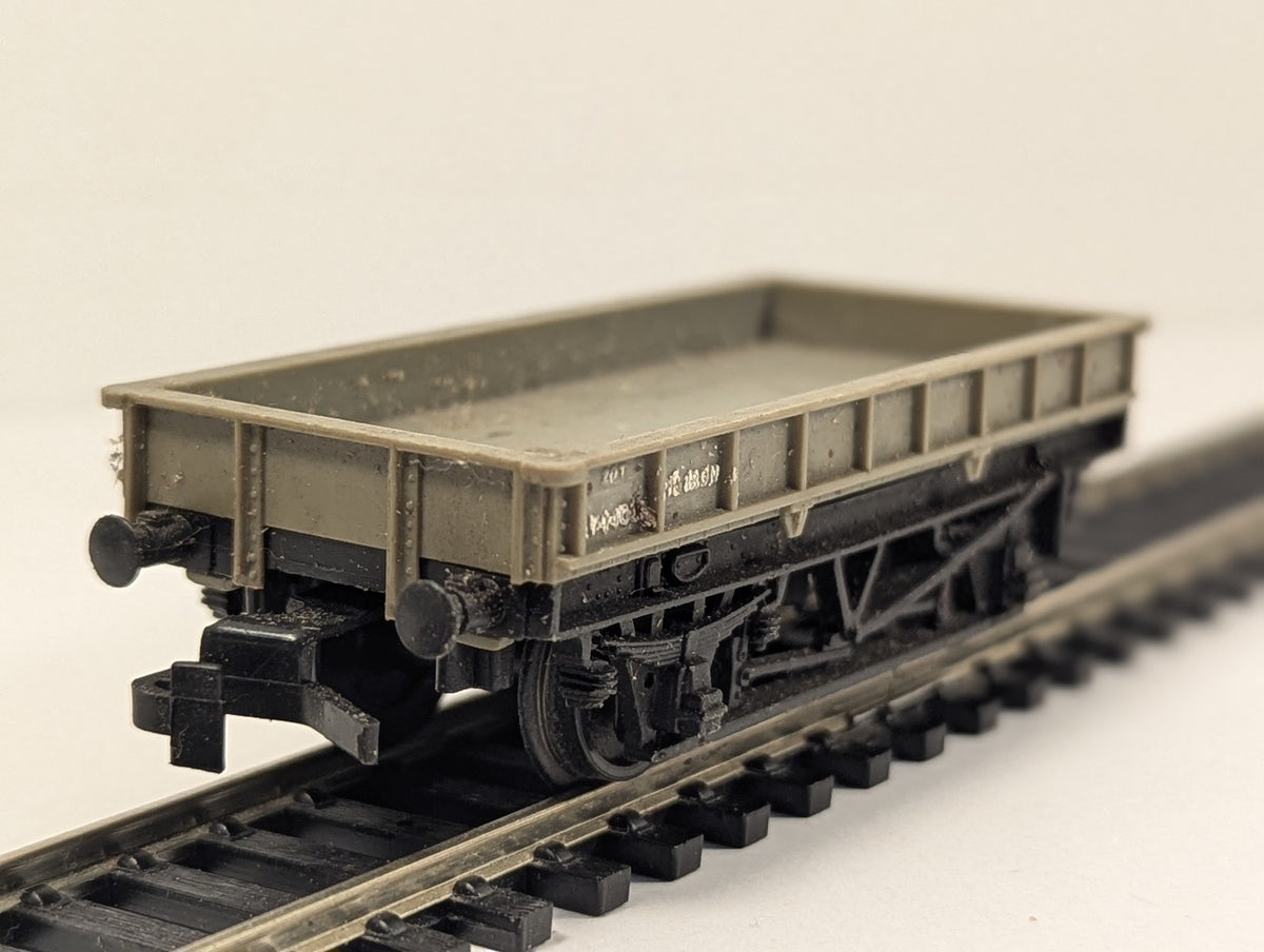 British Trix OO Gauge 20T Pig Iron Wagon Goods Wagon B74608 BR Grey Convertor