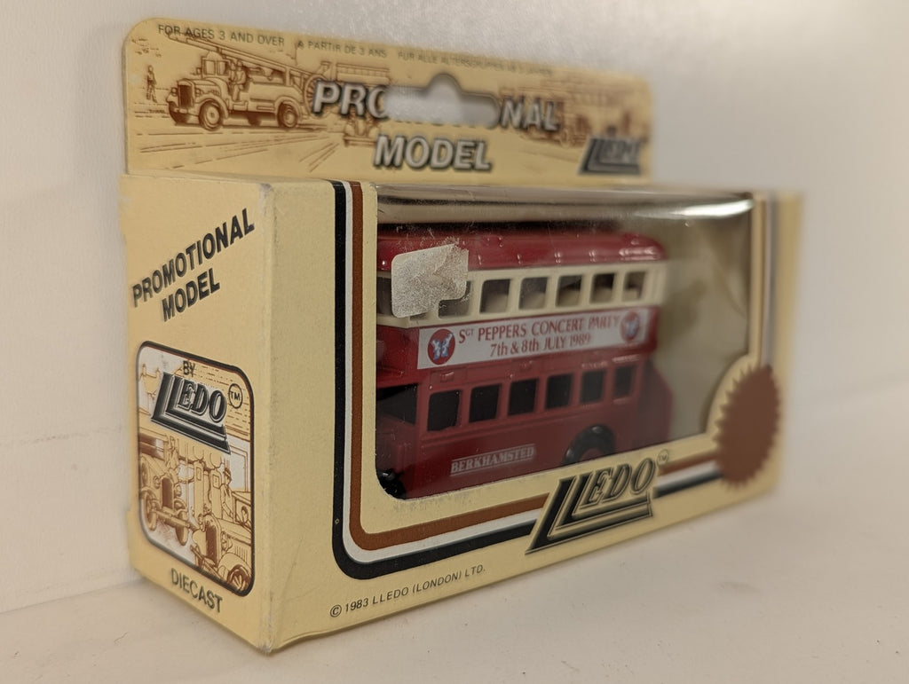 Lledo Double Decker Bus Die-cast Bus Sgt. Pepper's Concert Party Berkhamsted