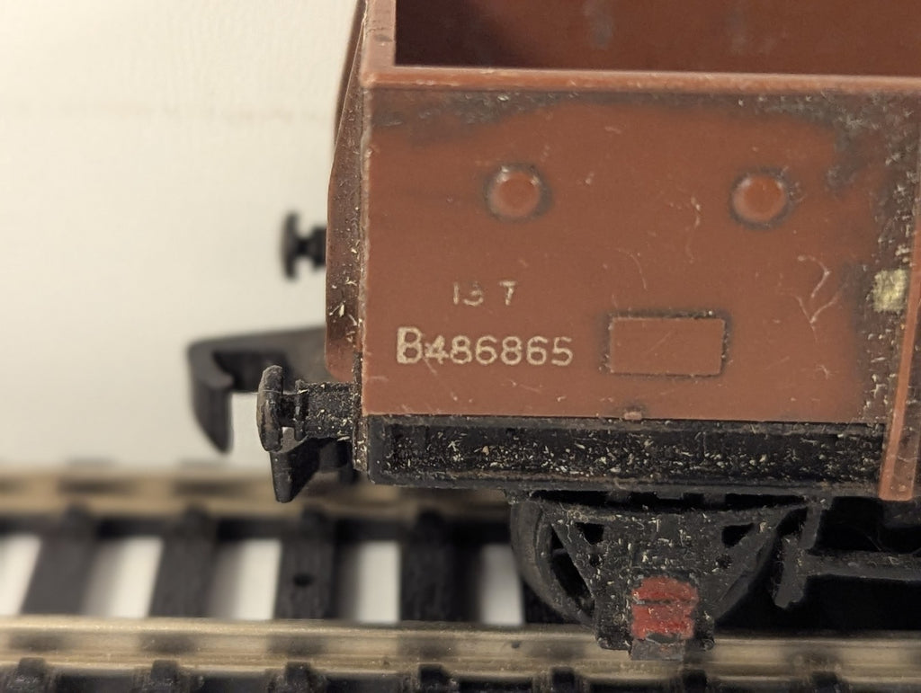 Hornby Dublo OO Gauge 13-Ton Steel Open Wagon Goods Wagon B486865 BR Bauxite