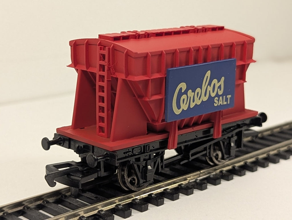 Dapol OO Gauge Presflo Hopper Wagon Goods Wagon Cerebos Salt Red B582