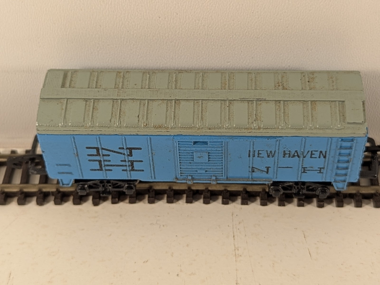 Lone Star Treble-O-Lectric N Gauge New Haven Box Van Blue