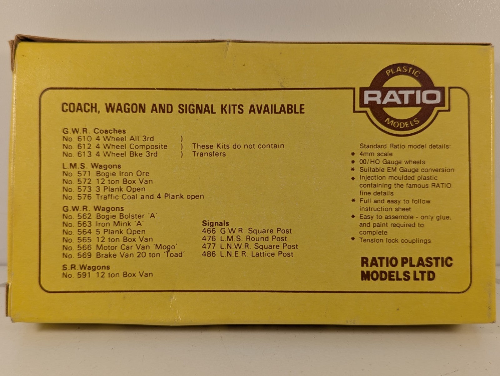 Ratio Pair of Railway Signal Kits – Model Railway Kits