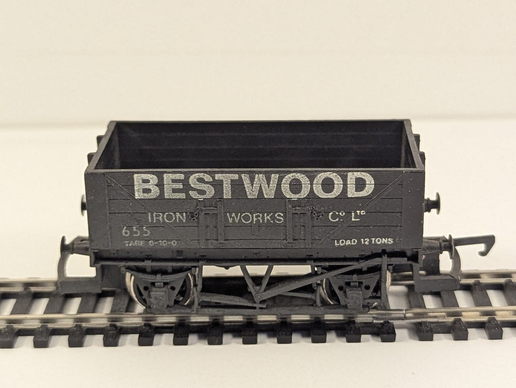 Hornby OO Gauge 8 Plank Wagon Bestwood Iron Works Goods Wagon 655