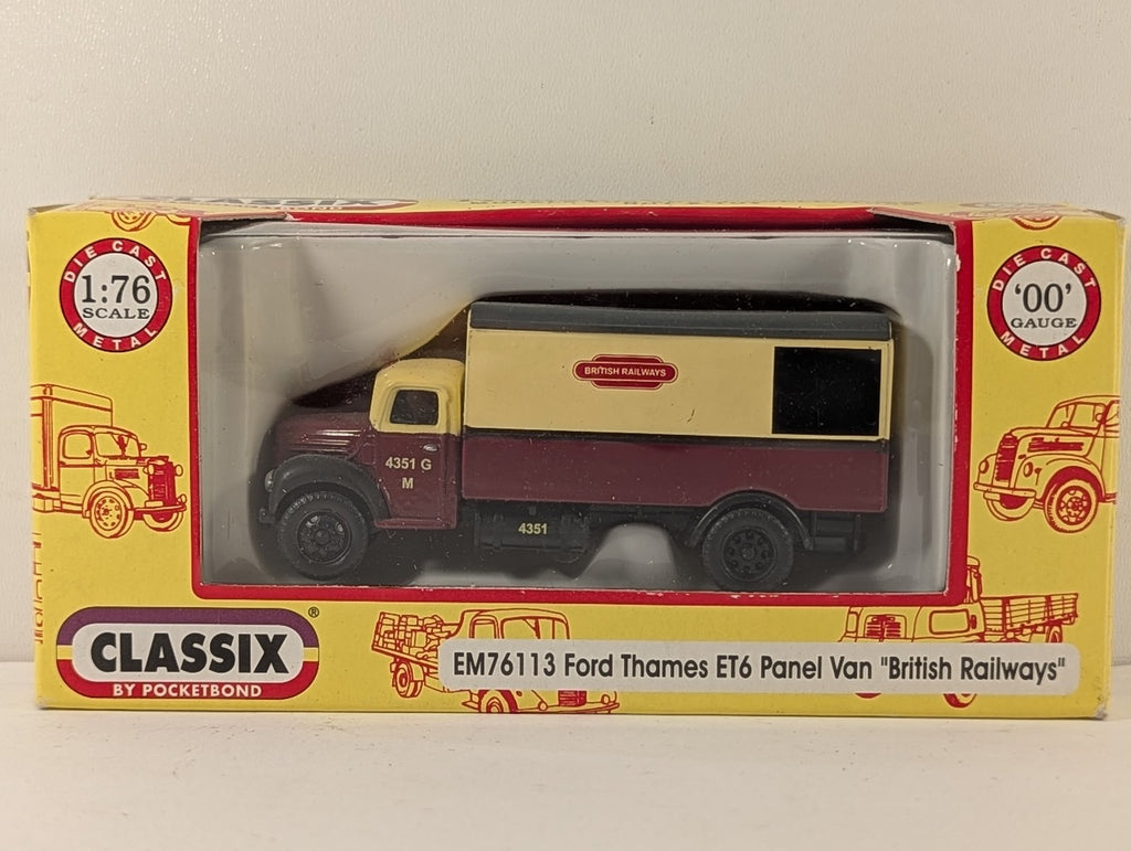 Classix OO Gauge Ford Thames ET6 Panel Van Road Vehicle 4351 G British Railways