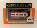 Lledo London Transport Single Decker Bus 'Exchange & Mart' Die-cast Model Bus