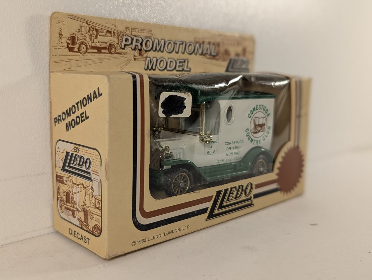 Lledo Model T Ford Van Die-cast Van Conestoga Country Club