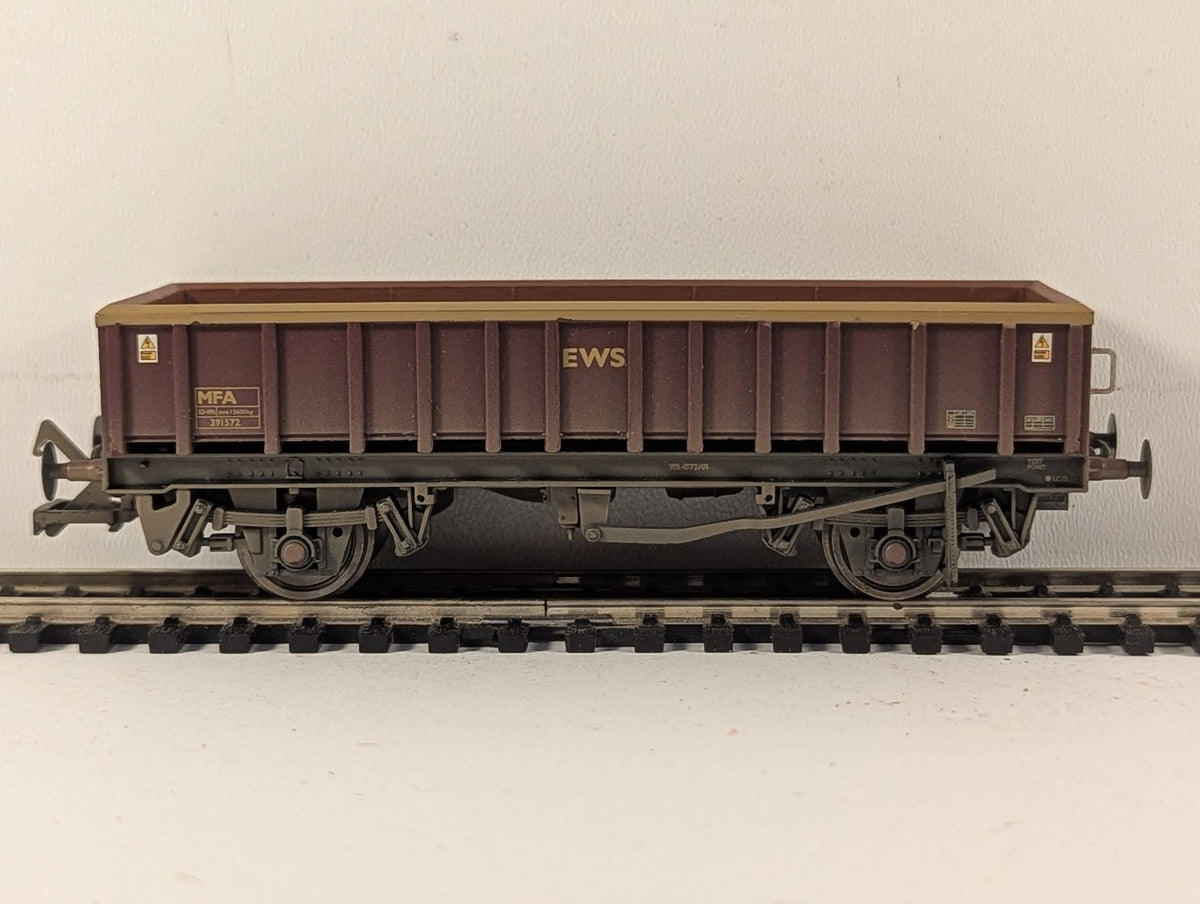 Bachmann OO Gauge MFA Open Ballast Wagon Goods Wagon 391572 EWS 38-120A
