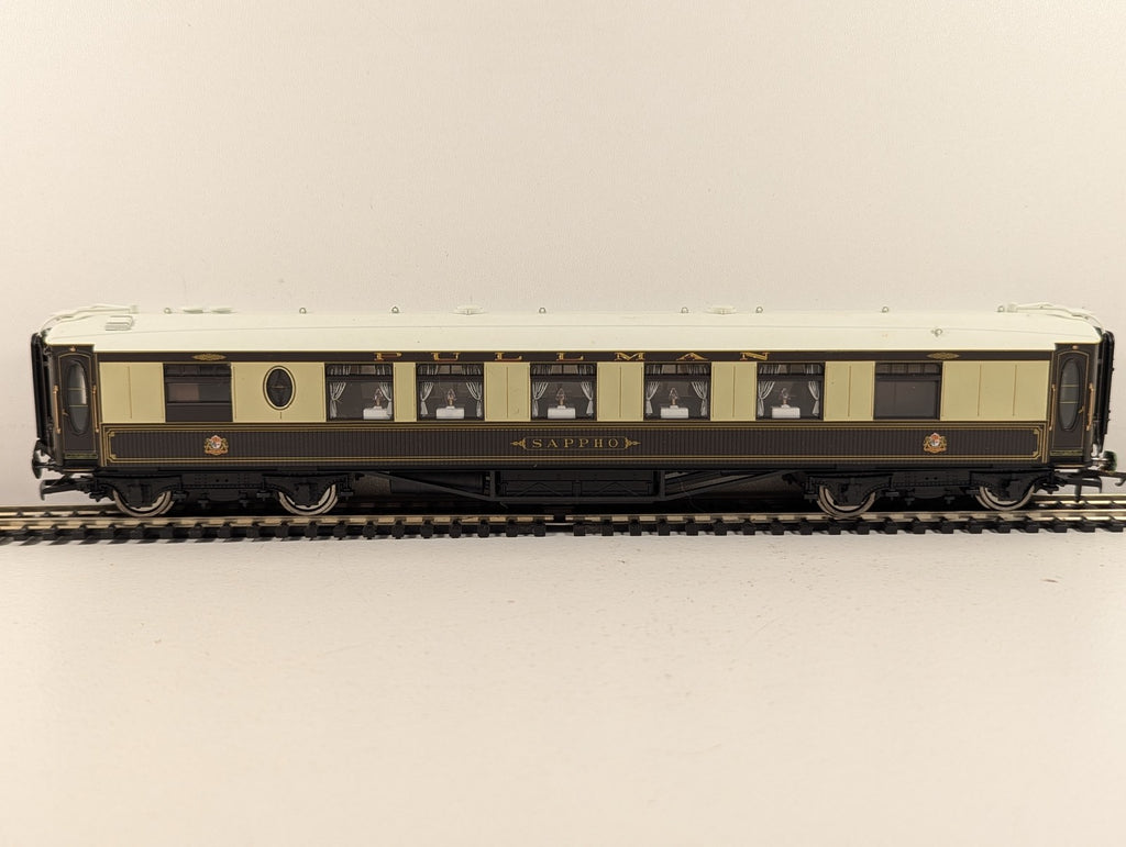 Hornby OO Gauge Pullman 1st Class Kitchen Car 'Sappho' Passenger Coach - Ligthts