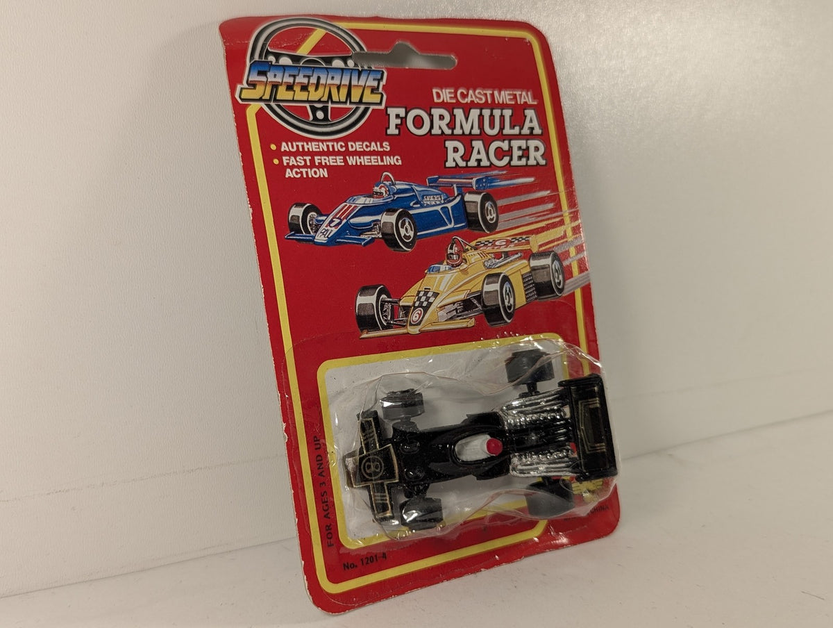 Speedrive Formula Racer Die-cast Model Car 8 Black and Gold 1201-4