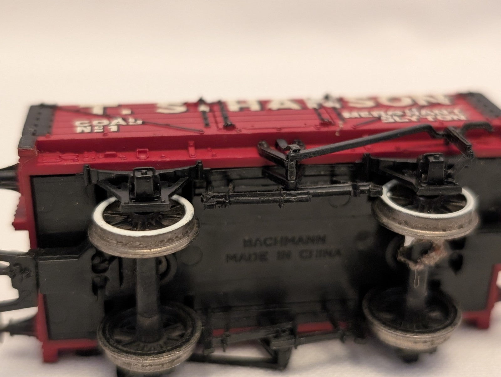 Bachmann OO Gauge 7 Plank Open Wagon 'T. S. Hanson' Goods Wagon