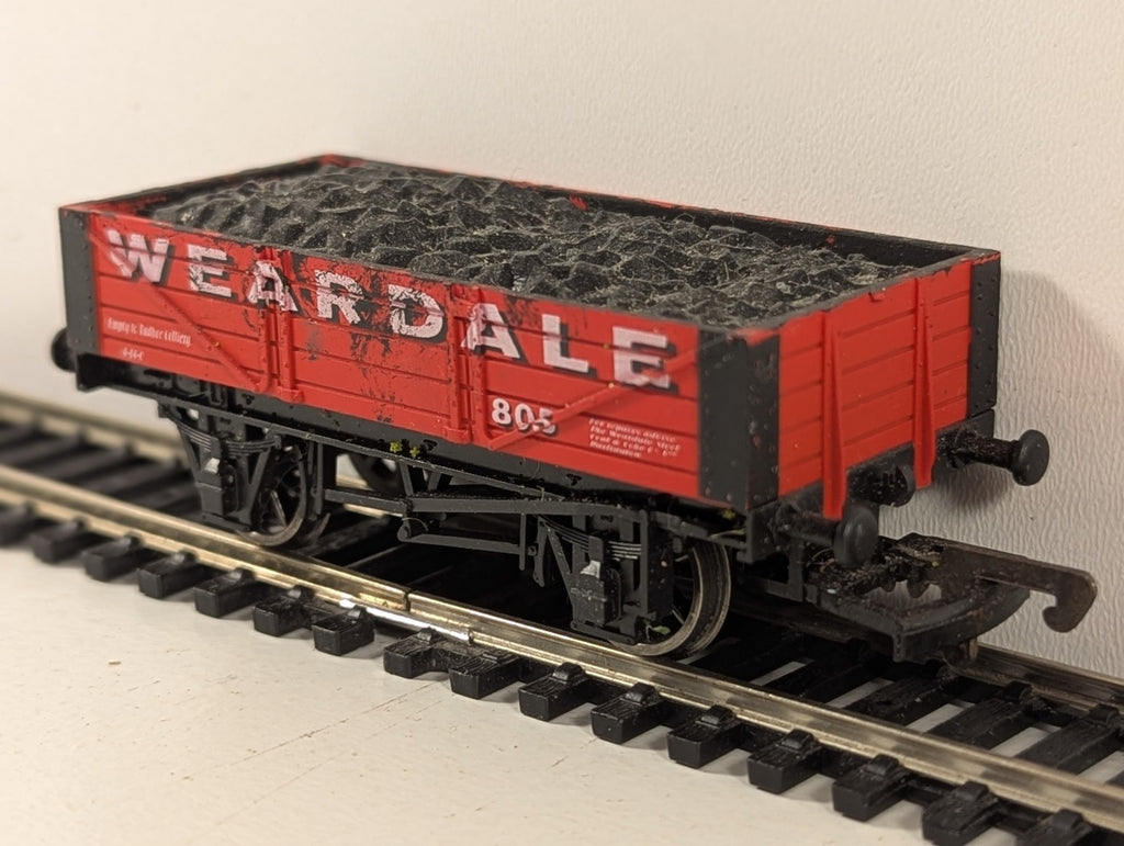Dapol B714 OO Gauge 4 Plank Wagon - Boxed