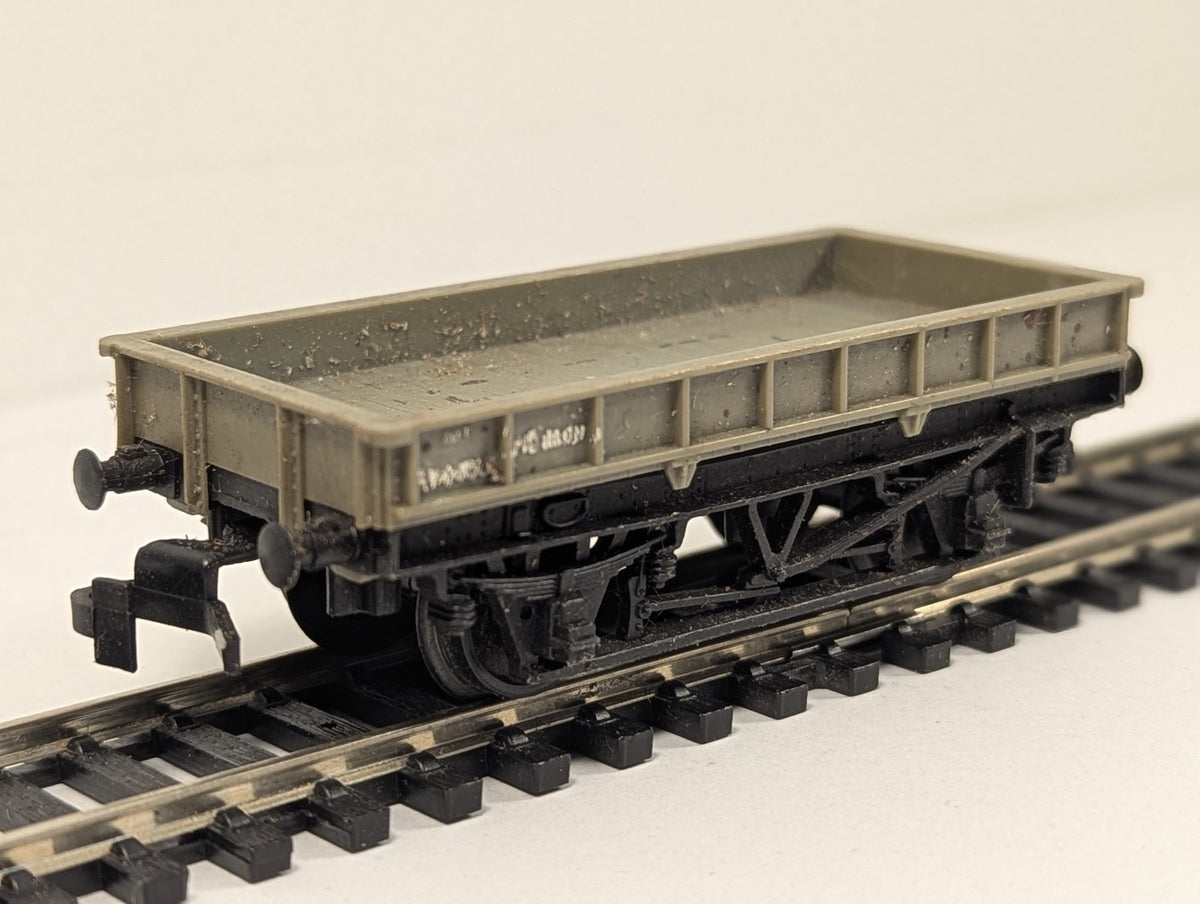 British Trix OO Gauge 20T Pig Iron Wagon Goods Wagon B74608 BR Grey Convertor