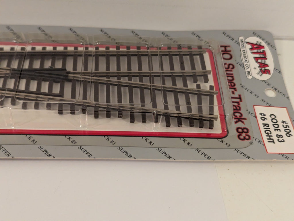 Atlas HO Gauge HO Super-Track 83 No. 6 Right Hand Point 506