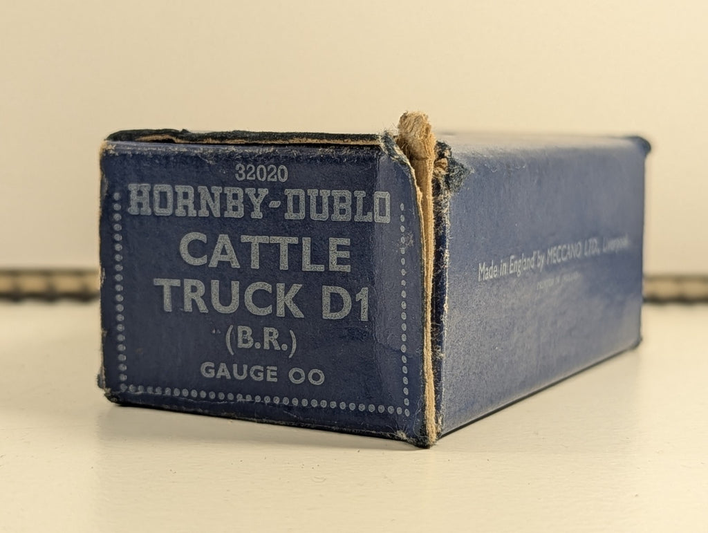 Hornby Dublo 32020 OO Gauge BR Brown D1 Cattle Truck - Boxed