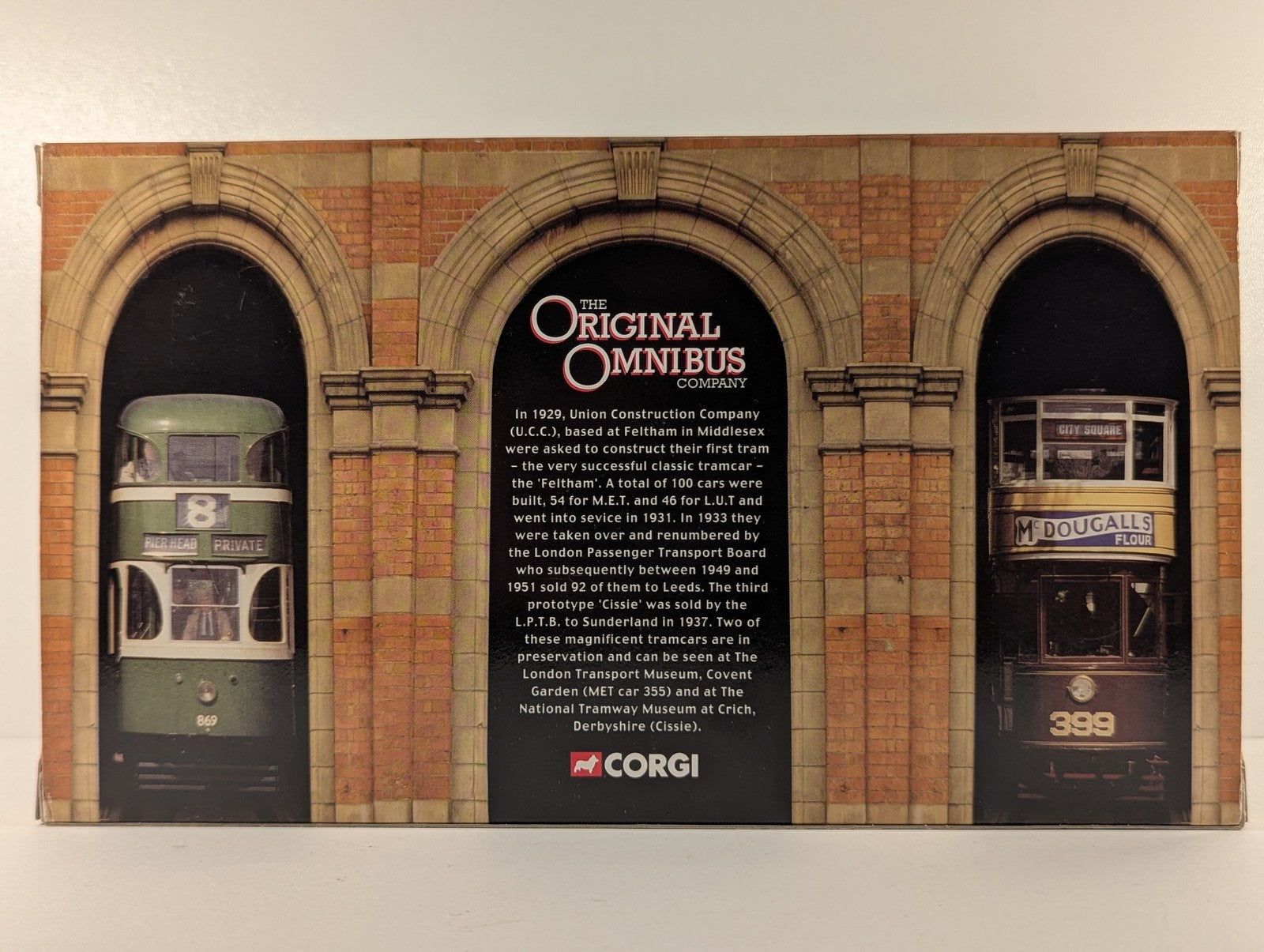 Corgi 1:76 Scale Feltham Tram 21 London Transport OM40501