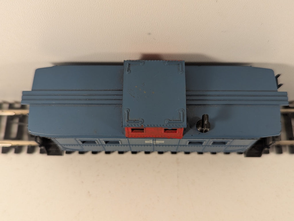 HO Scale Custom British Rail Blue Cupola Caboose