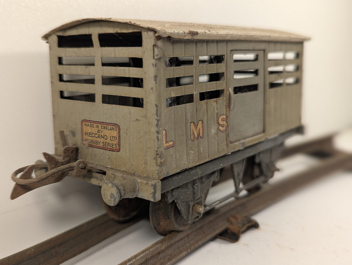 Hornby O Gauge No. 1 Cattle Truck Goods Wagon LMS