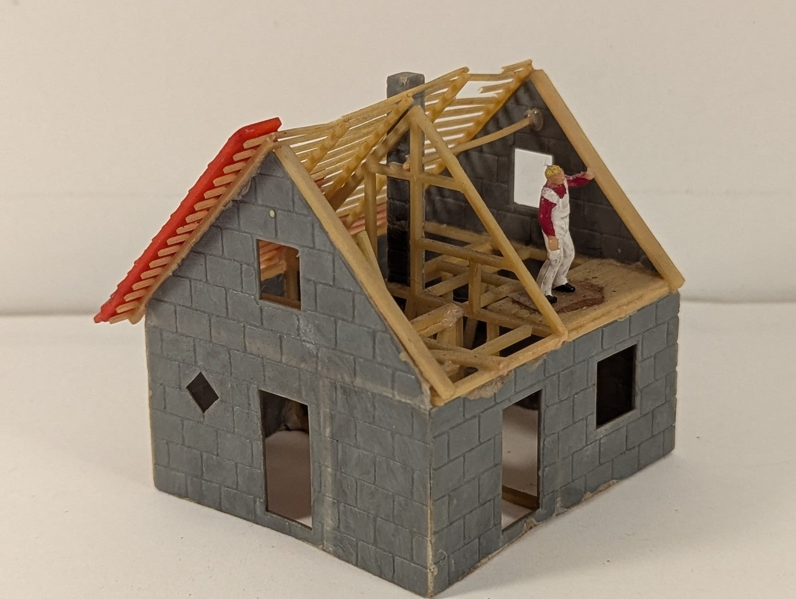 Faller HO Scale House Under Construction Building B-242