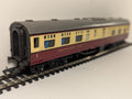 Tri-ang OO Gauge BR Restaurant Car Passenger Coach M2001 BR Crimson and Cream