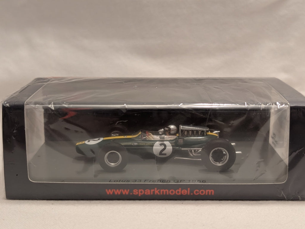Spark 1:43 Lotus 33 French GP 1966 Pedro Rodriguez Die-cast Model Car 2
