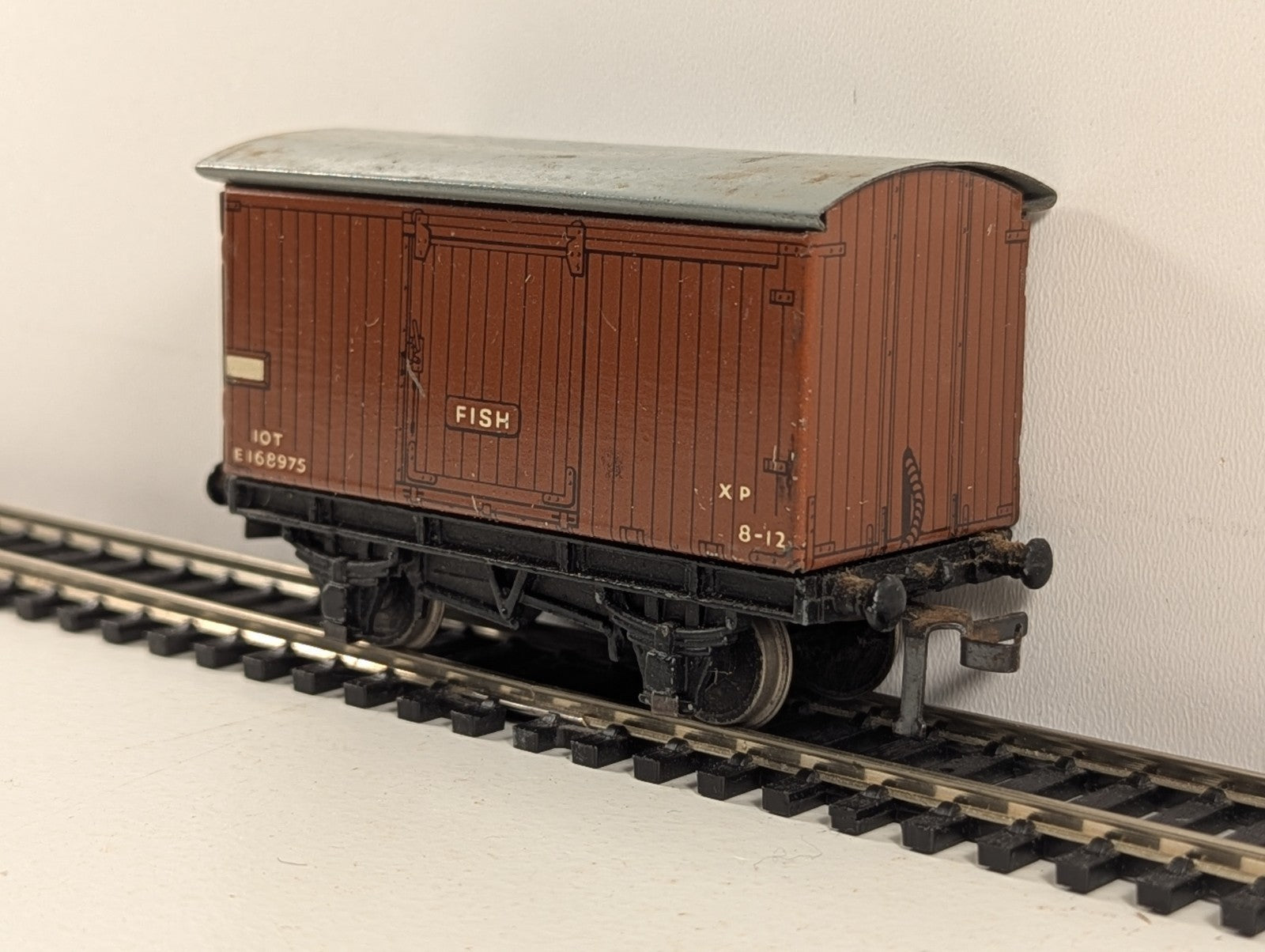 Hornby Dublo DR374 OO Gauge BR Brown D1 Fish Van - Boxed