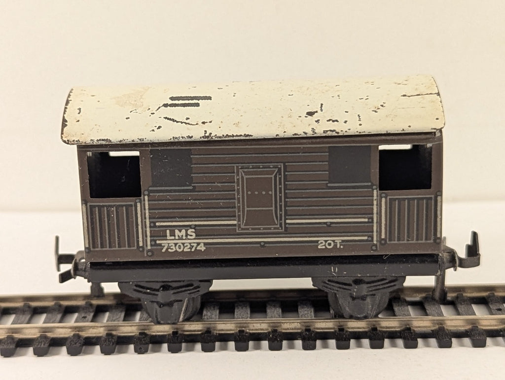 Trix OO Gauge LMS Goods Brake Van - Chipped Paint