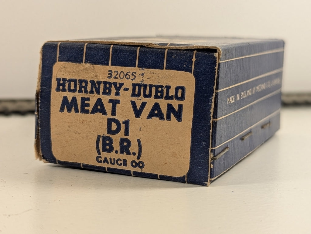 Hornby Dublo 32065 OO Gauge White D1 Meat Van - Boxed