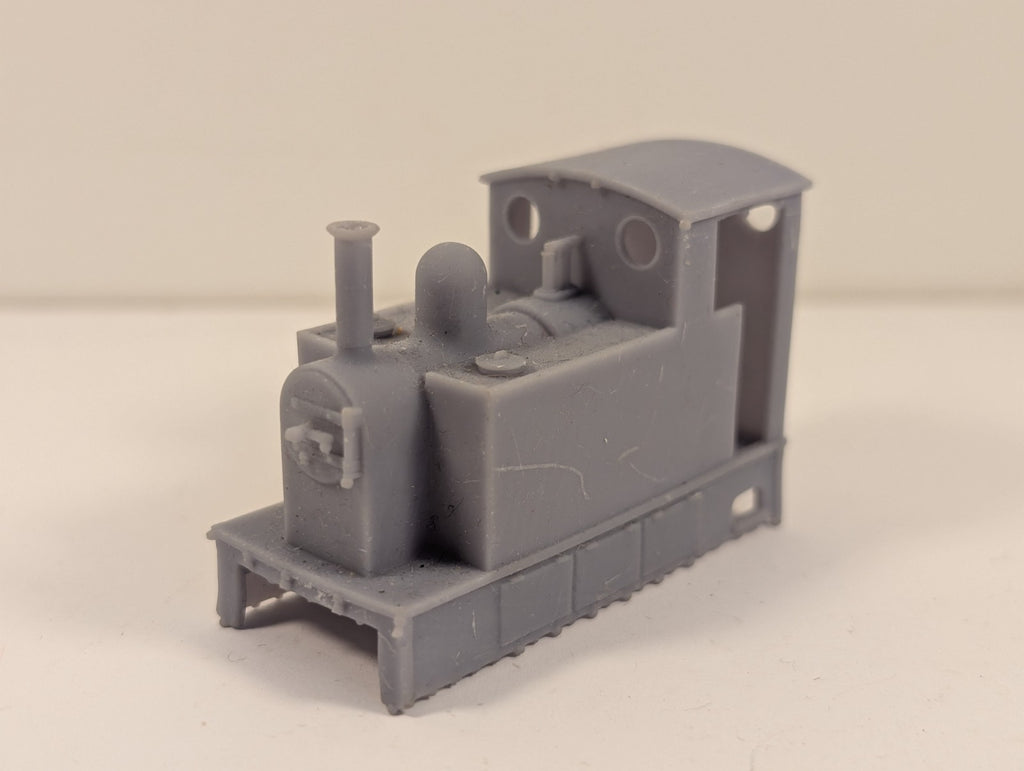 3D Printed OO9 Steam Tram Bodyshell for Kato Chassis