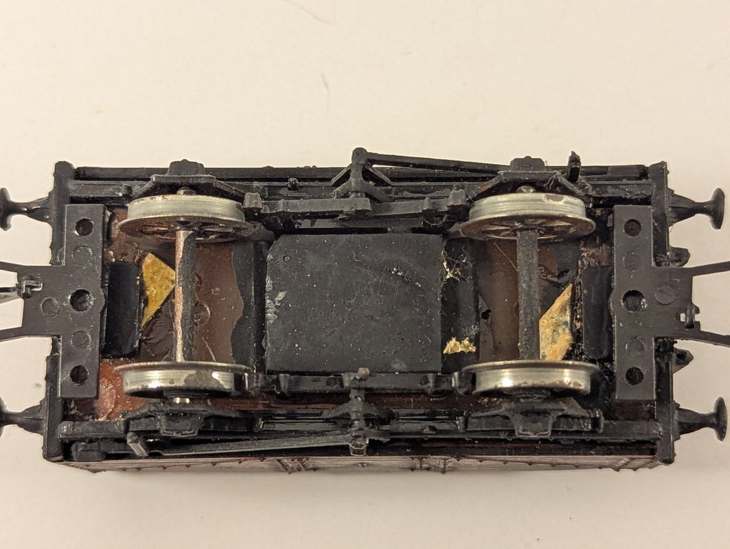Kitbuilt OO Gauge 7-Plank Open Wagon Goods Wagon Weathered Bauxite