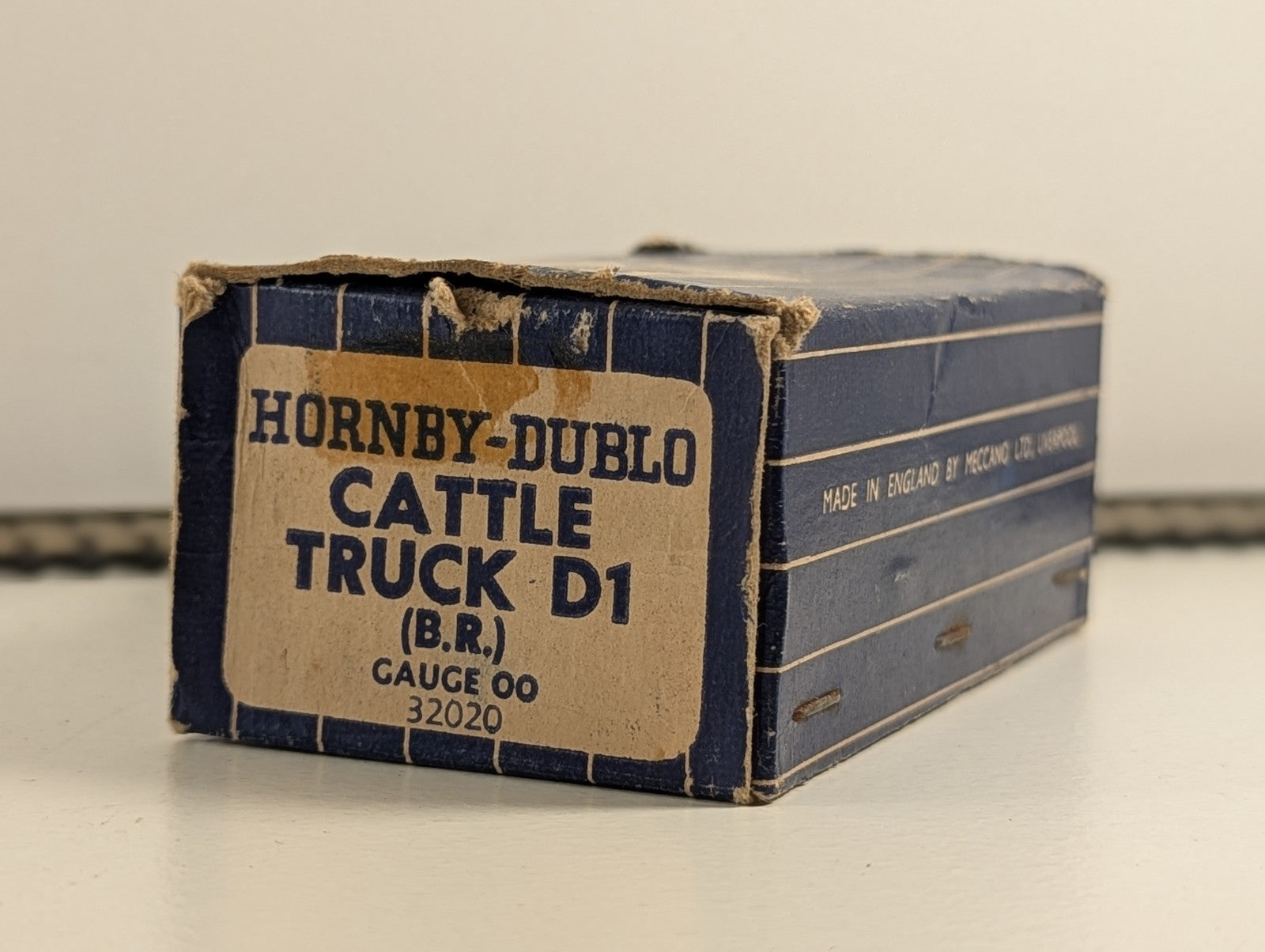 Hornby Dublo 32020 OO Gauge BR Brown D1 Cattle Truck - Boxed