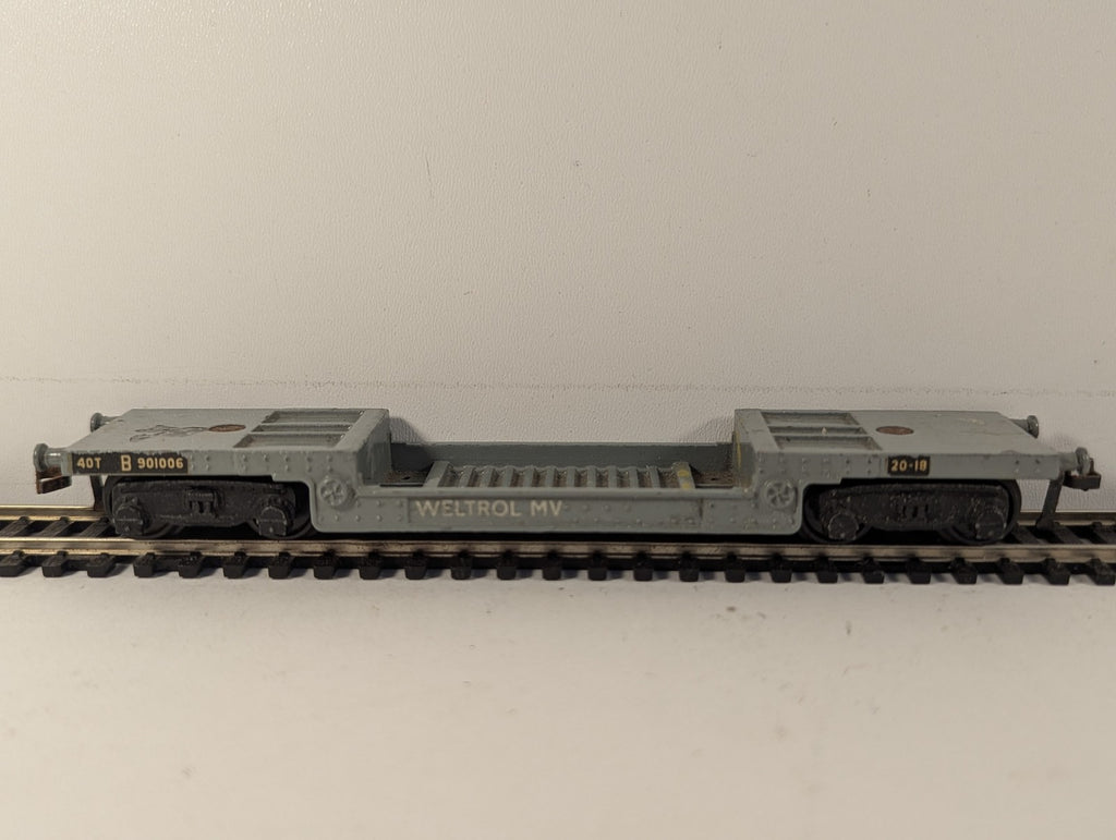 Hornby Dublo OO Gauge 40-Ton Weltrol MV Wagon Goods Wagon B901006 BR Grey 4685