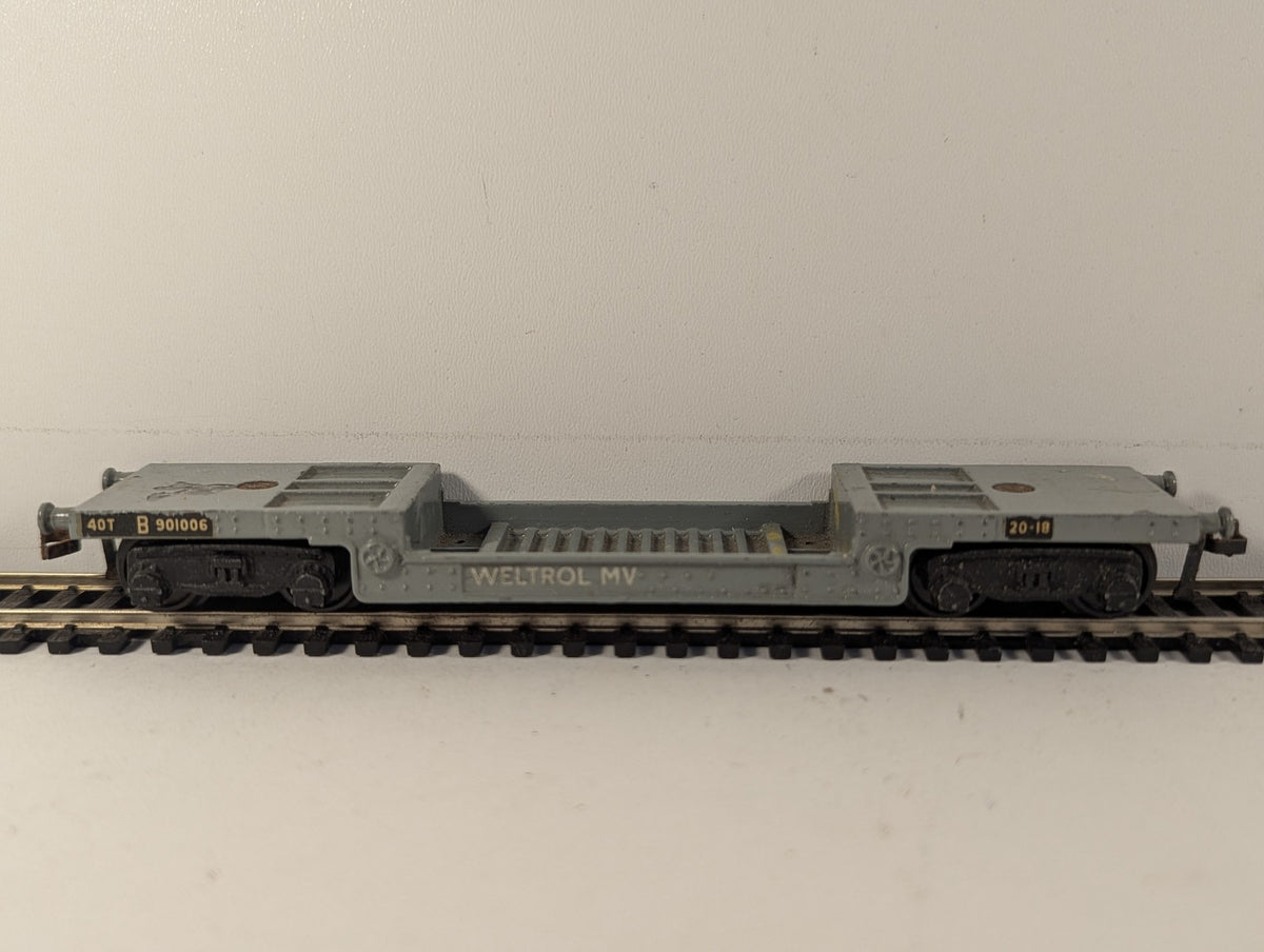 Hornby Dublo OO Gauge 40-Ton Weltrol MV Wagon Goods Wagon B901006 BR Grey 4685