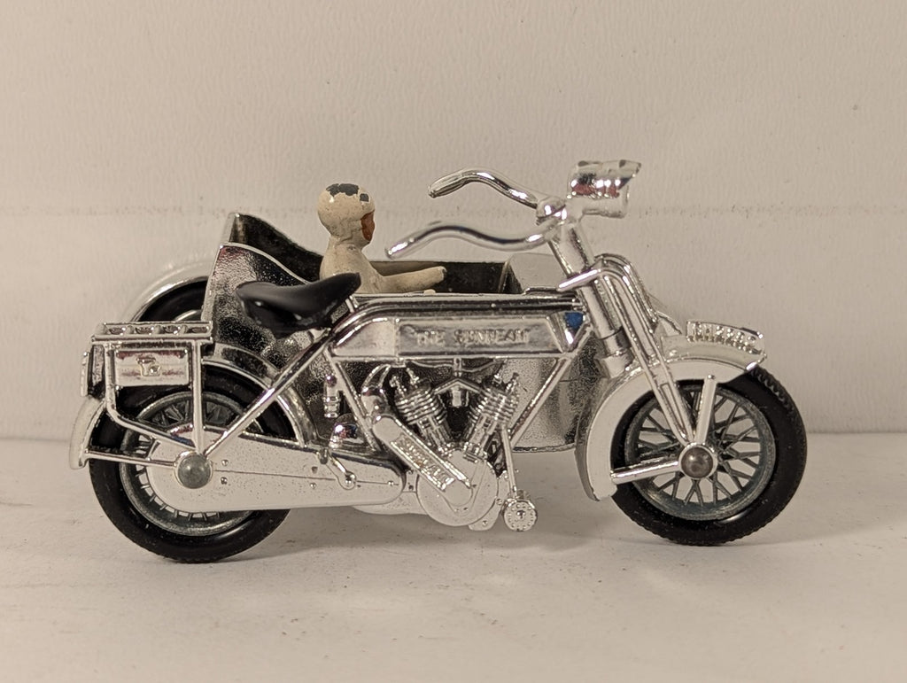 Lesney 1914 Sunbeam Motor Cycle Die-cast Model Chrome Y-8