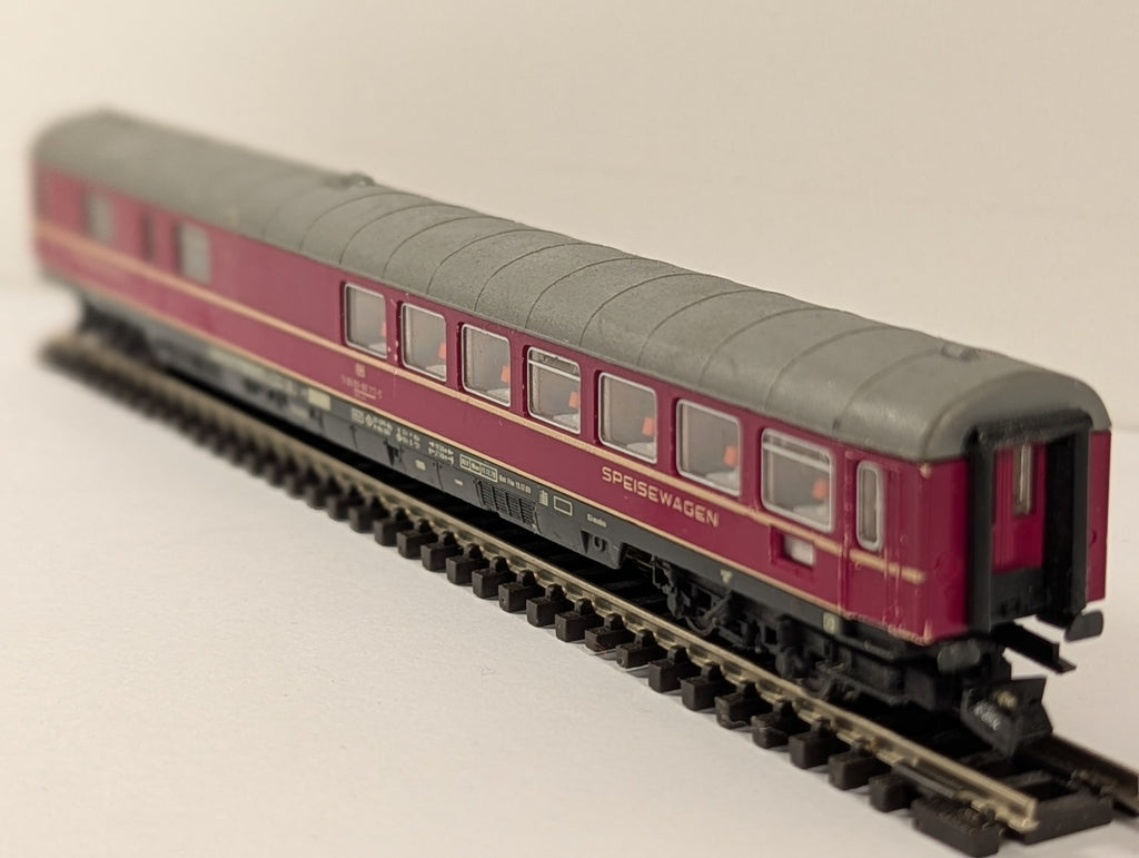 Fleischmann N Gauge 8112 K Speisewagen Dining Car (Missing Coupling)