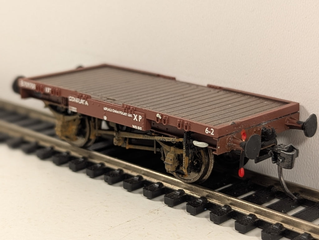 Bachmann Branchline OO Gauge Conflat Wagon with Knuckle Couplers