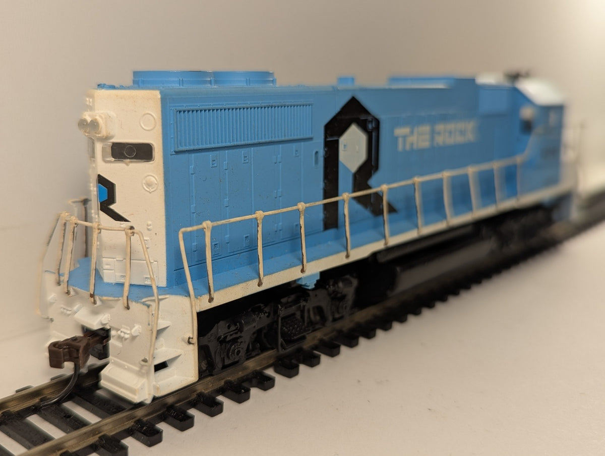 Athearn HO Gauge GP38-2 Powered Diesel Locomotive 4310 Rock Island Blue & White