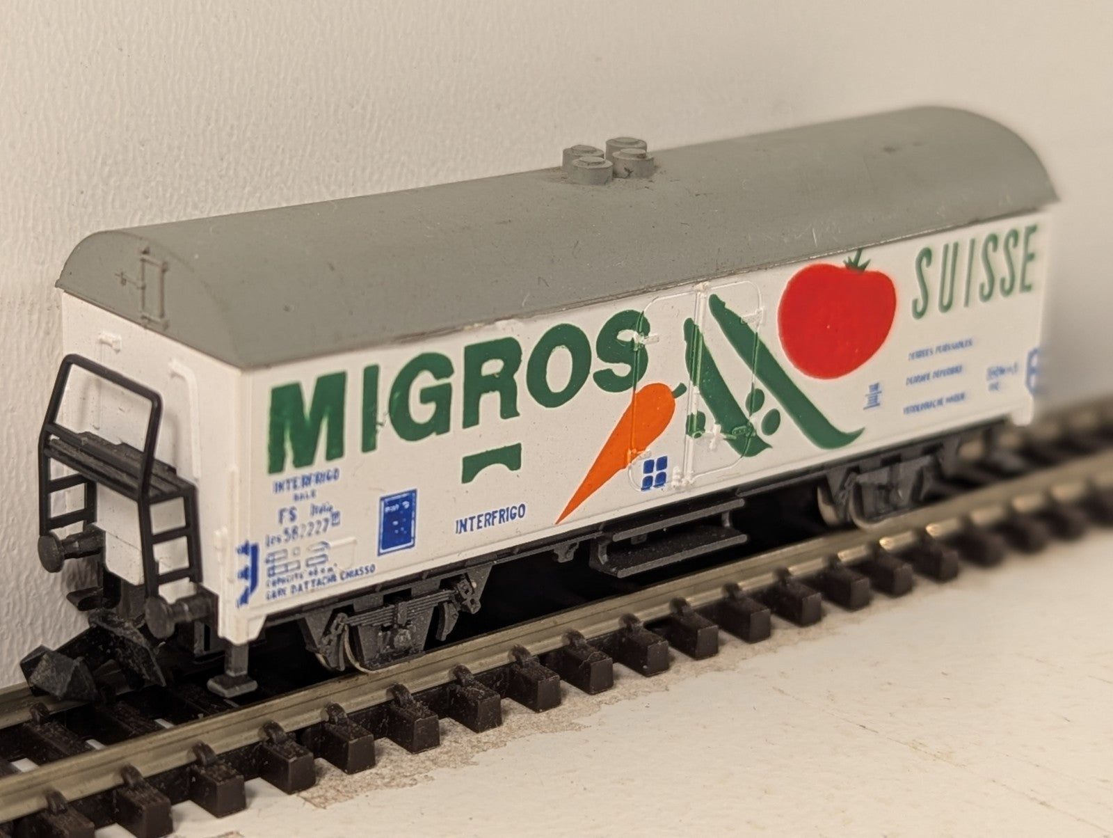 Rivarossi N Gauge Migros Suisse Interfrigo Refrigerator Car