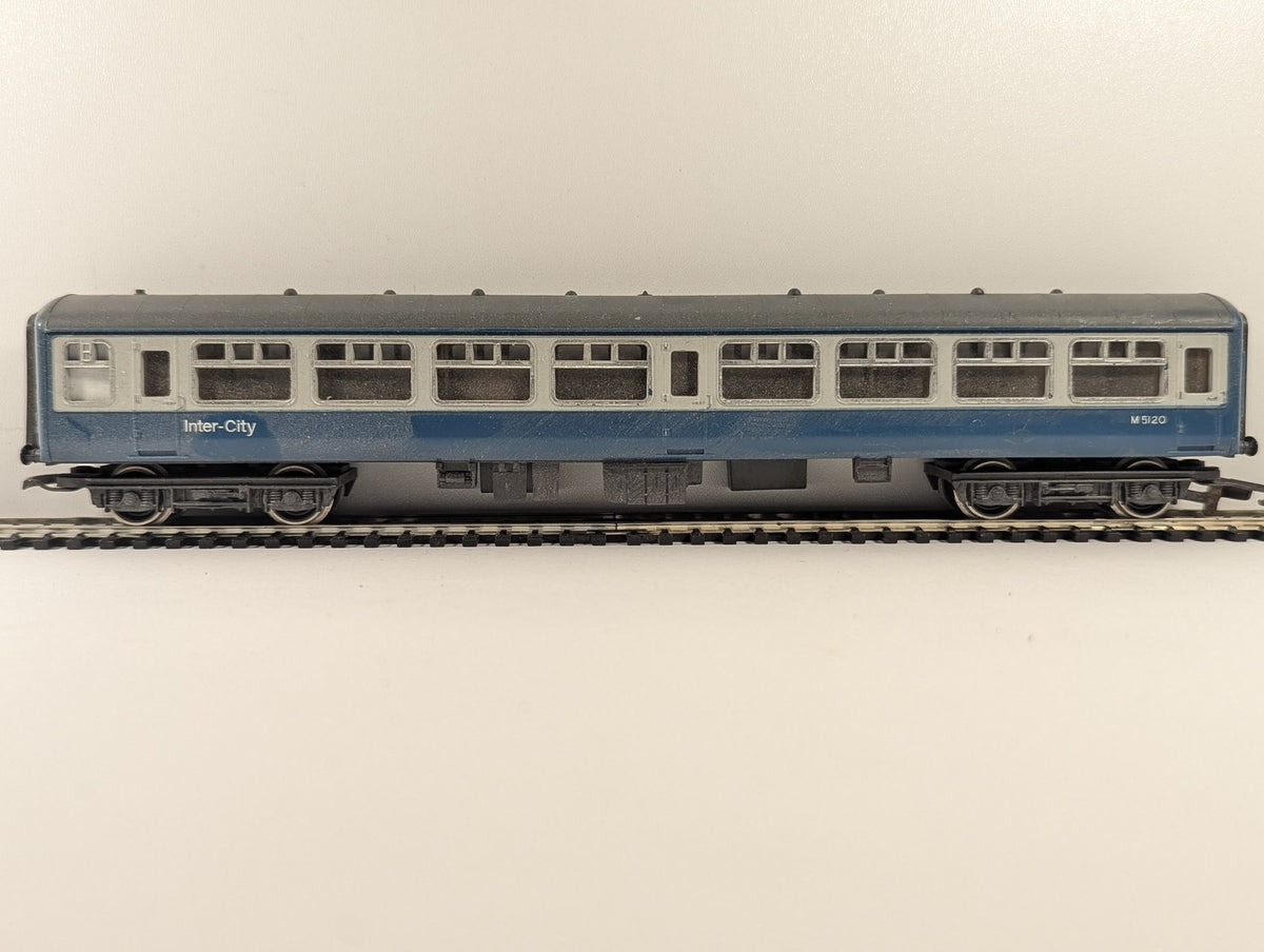 Hornby OO Gauge BR Mk2 Coach Passenger Coach M5120 BR Blue & Grey R422