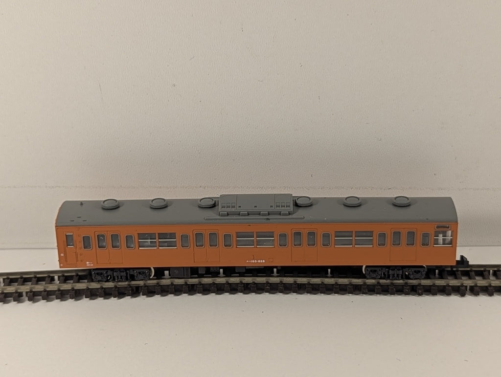 Kato N Gauge JNR Class 103 KuHa 103-828 EMU Coach JNR Orange