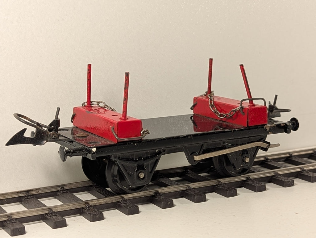 Hornby 42186 O Gauge Tinplate No.1 Lumber Wagon